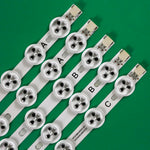 ruban led blanc moderne rondelles noires opaques accessoire lumineux industriel