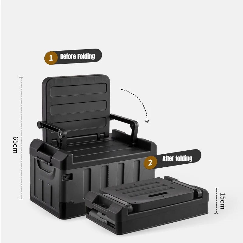 Boîte de rangement 60L pour jardin