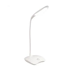 lampe led rechargeable usb veilleuse moderne tête orientable blanc rose bleu
