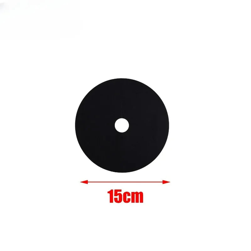 tapis protection arbre noir non tissé épais résistant dégradable 32cm 27cm 25cm 15cm fixations