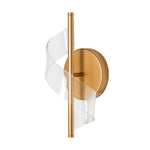 lampe murale led rechargeable or spirale tissu transparent moderne chambre coucher