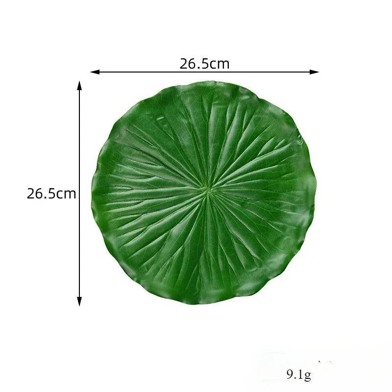 feuilles artificielles vertes différentes formes naturelles décoration extérieure intérieure pièces plastique