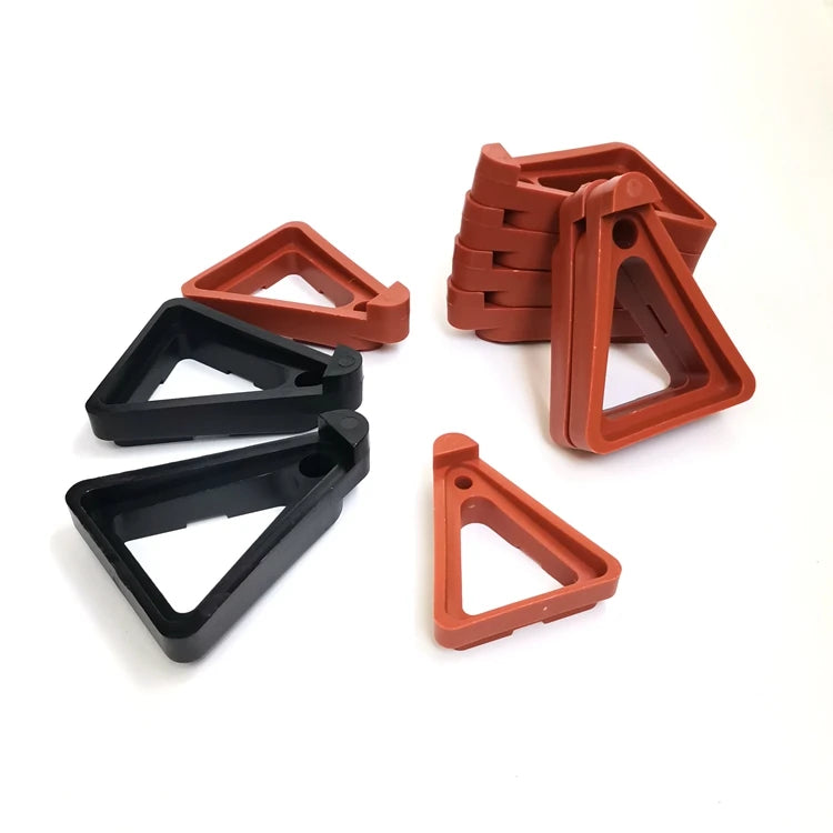 Support cache-pot triangulaire vu de dessous