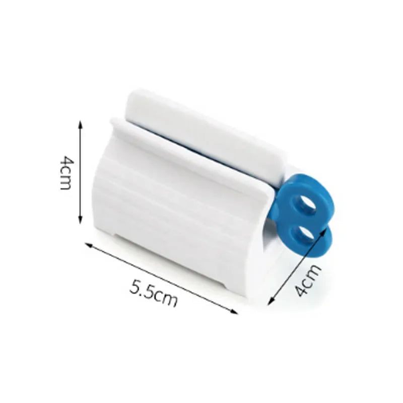 support mural blanc rouge bleu vert tube dentifrice moderne pratique salle bain organisateur anti