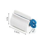 support mural blanc rouge bleu vert tube dentifrice moderne pratique salle bain organisateur anti