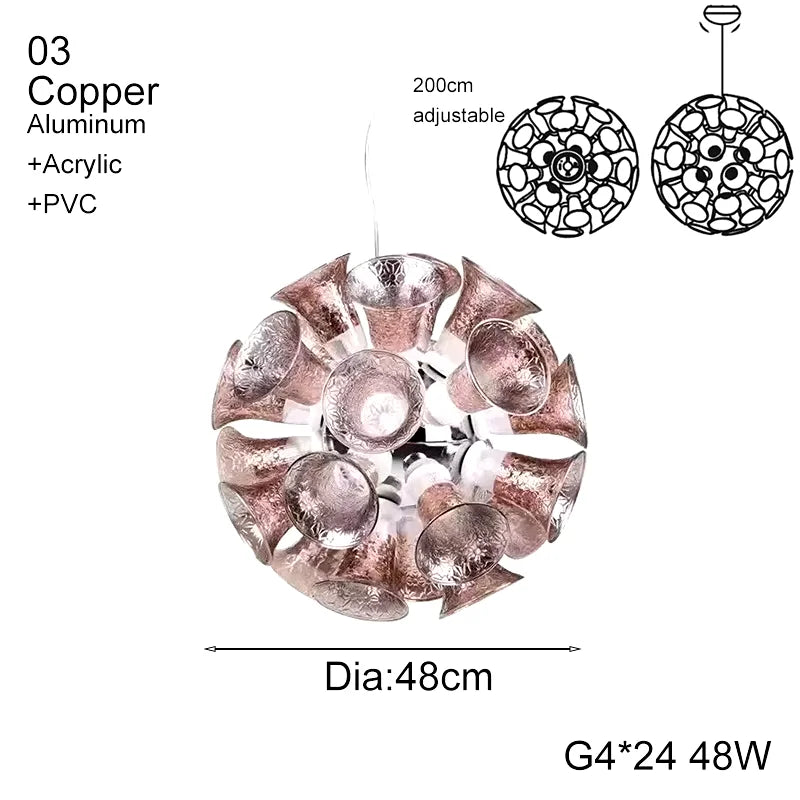 suspension luminaire moderne verre transparent câbles suspendus led intégrés contemporain haute qualité dorée argentée