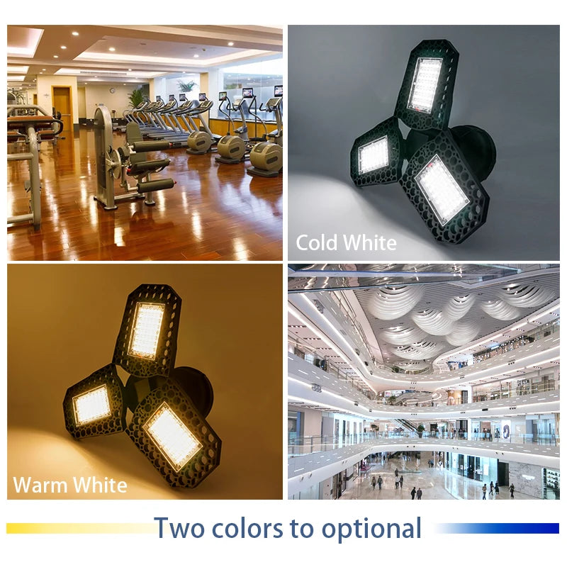 lampe led pliable noir grille hexagonale moderne e27 30000h 2000lm 85v265v cold warm white