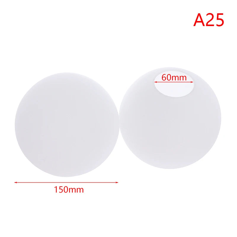 abat jour moderne boule table blanc opac transparent verre base bois câble électrique table
