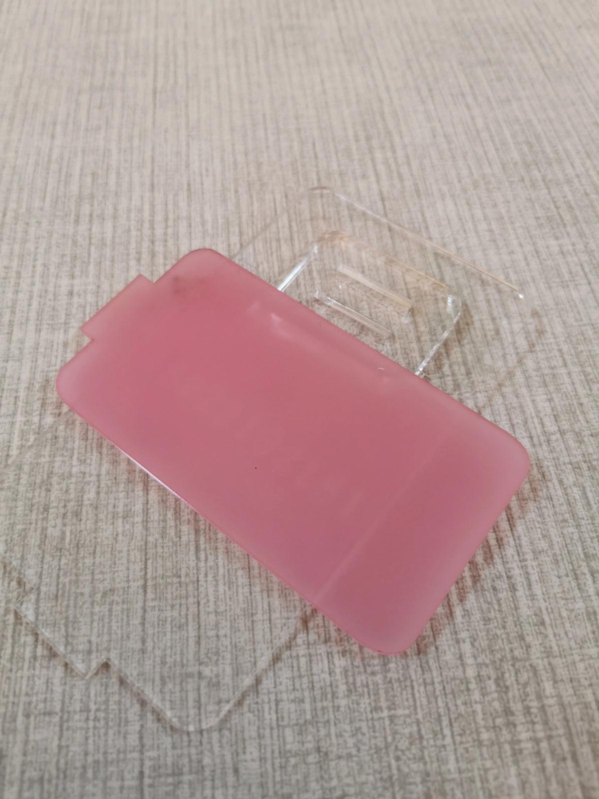 cube exposition acrylique mat support rangement accessoires collection objet déco carré transparent réutilisable