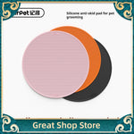 tapis silicone antidérapant animaux rose orange noir texturé moderne minimaliste soin poil haute qualité