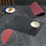 tapis table rectangulaire simili cuir moderne imperméable salle manger élégante