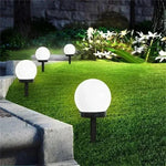 lumière solaire blanche moderne sphérique autoinstallation extérieure jardin décoration festiveextérieur led ip65 étanche