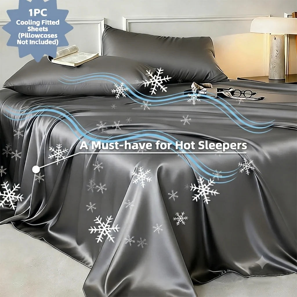drap lit moderne élégant motif flocons neige blanc lit double grande taille