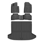 tapis sol voiture noir rayures clips protection moderne résistantintérieur auto tpe