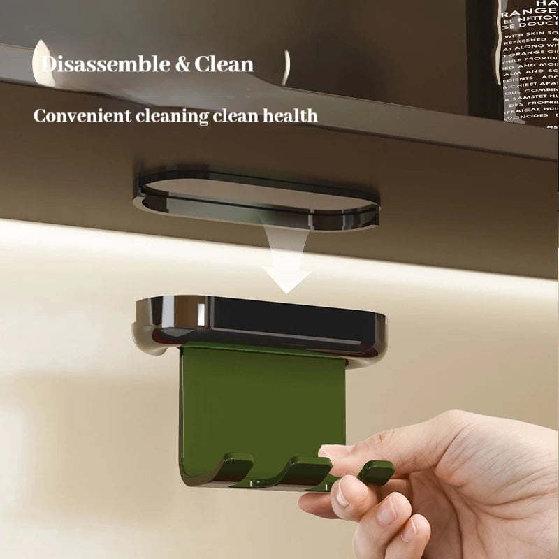 porte brosses dents adhésif moderne vert noir blanc rouge mat opacité salon bain