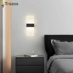 applique murale led moderne blanc noir minimaliste éclairage chambre entrée étude salle bain