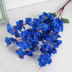 branches artificielles fleurs jaune rouge rose bleu blanc violet modernes intérieur decoration 55cm