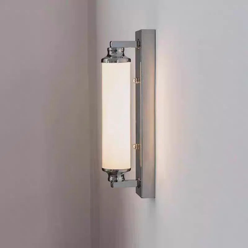 lampe murale moderne argentée rectangulaire lisse blanc chambre salon