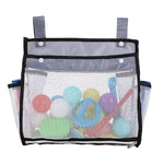organisateur suspendu jouets bain blanc maille trous fixe tringle enfantins canards lettres plastique