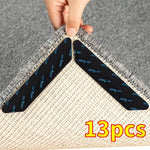 protections anti dérapantes tapis adhésives sans résidus noir crème utilitaires décoratives pack 13 pièces