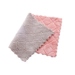 lingettes nettoyage tissées beige rose bleu vert modernes absorbantes durable cuisine