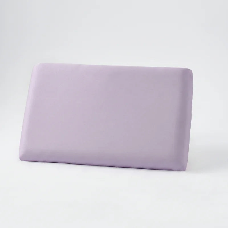 taies d'oreiller violet unies polyester douces modernes lit chambre dormitorium
