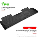 tapis sol voiture noir rayures diagonales moderne facile nettoyage toutes saisons étanche protection