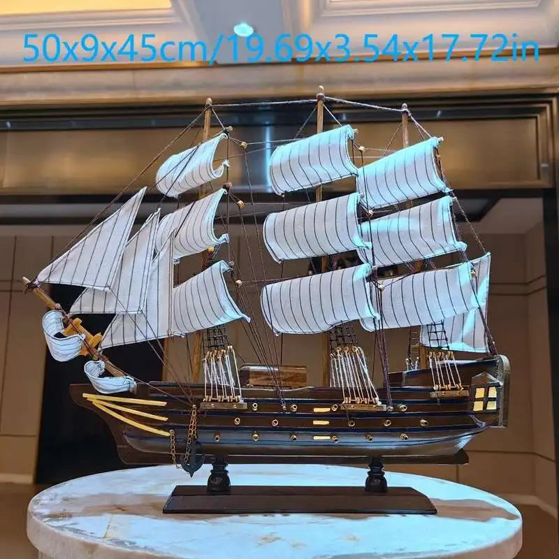 décoration bateau voile bois naturel blanc bleu marine classique cadeau entreprise maison