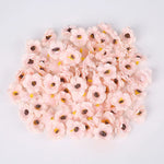 fleurs artificielles rose blanche beige bleu violet petites fleurs classiques mariage décoration intérieure DIY