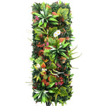décoration murale plante artificielle feuilles fleurs moderne verte jaune rouge blancintérieur