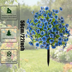 bouquet fleurs artificielles multicolore réaliste intérieur extérieur décoration jardin anniversaire fêtes