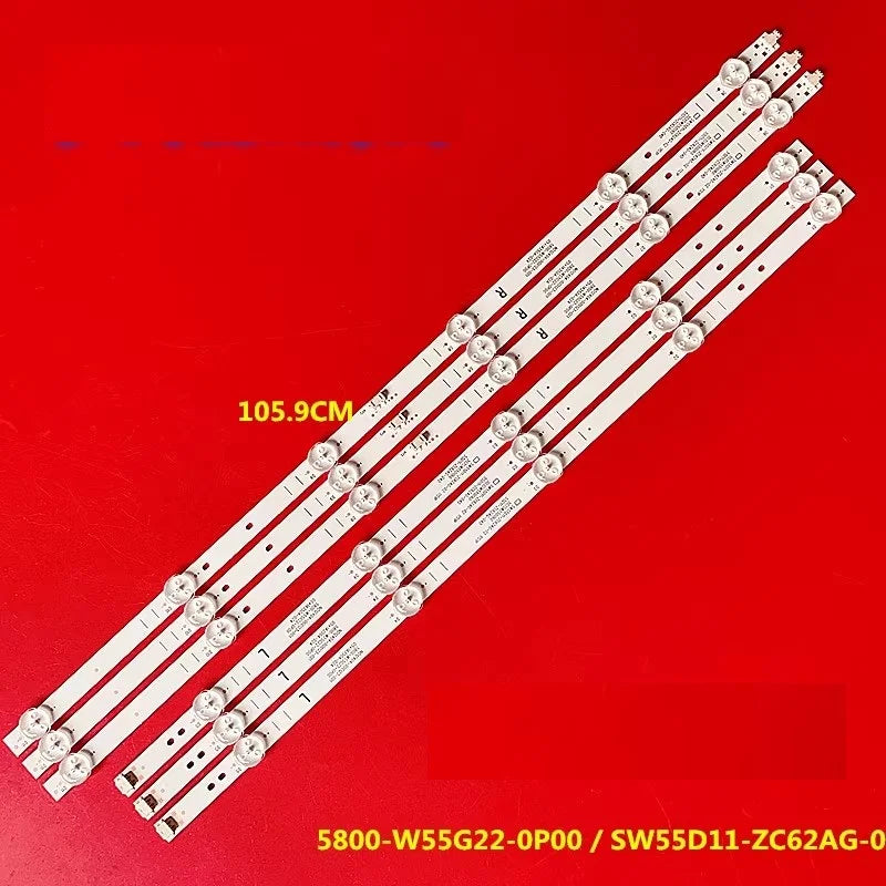 ruban led blanc moderne réutilisable aluminium fixe éclairage tv led backlight strip