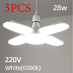 lampe pliable E27 blanc moderne minimaliste plissé feuilles opacité 65mm 92mm 145mm 28W LED