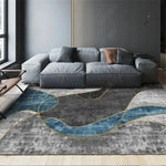 Vue de dessus du tapis avec support en caoutchouc