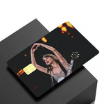 autocollants adhésifs cartes bancaires personnalisées danseur scène espoir bleu clair moderne amovibles