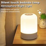 lampe tactile rechargeable led blanc moderne sans fil usb ambiance chambre table