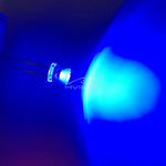 diodes led transparentes bleu rose orange blanc chaud vert jaune blanc 5mm 10 pièces