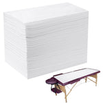serviettes jetables blancs non tissées simples tables massage 100 pièces