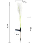 plantes artificielles lumineuses fibre optique extérieures blanc vert moderneétalement clipsextérieur résistantétalement