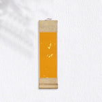 peinture calligraphie chinoise papier art decor maison moderne lettre rouge jaune vert orange
