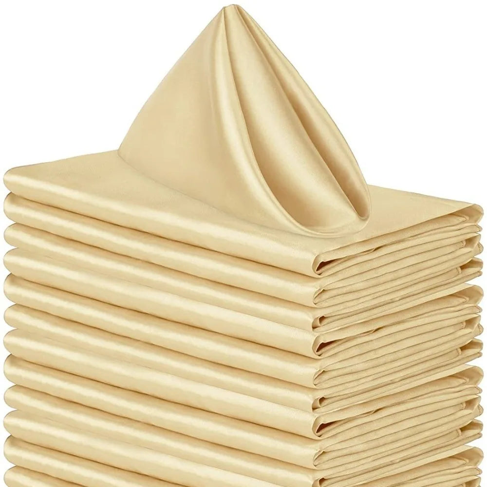 serviettes table bleu marine vert clair uni soyeuses 30x30cm lavables cuisine