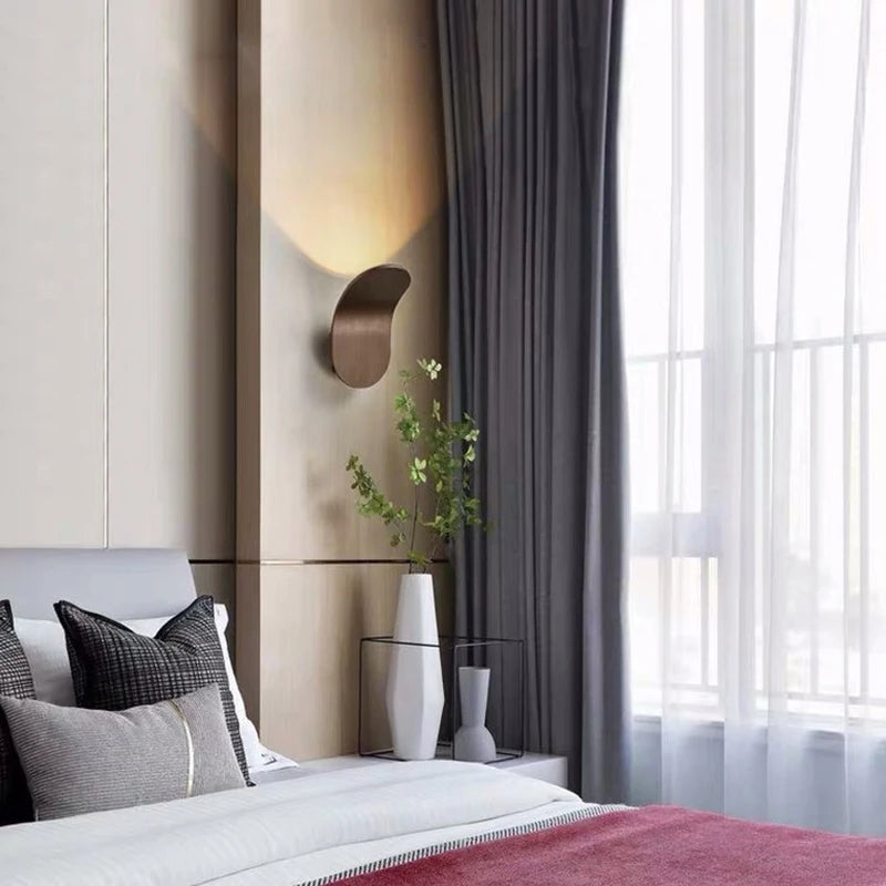 lampes murales modernes led noir bronze or argent cuisine chambre coucher salle manger