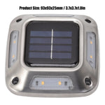 lampe solaire jardin extérieure led argentée ip65 moderne tringles fixations