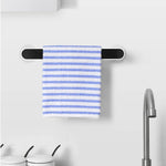porte serviettes mural blanc texture lisse moderne serviettes