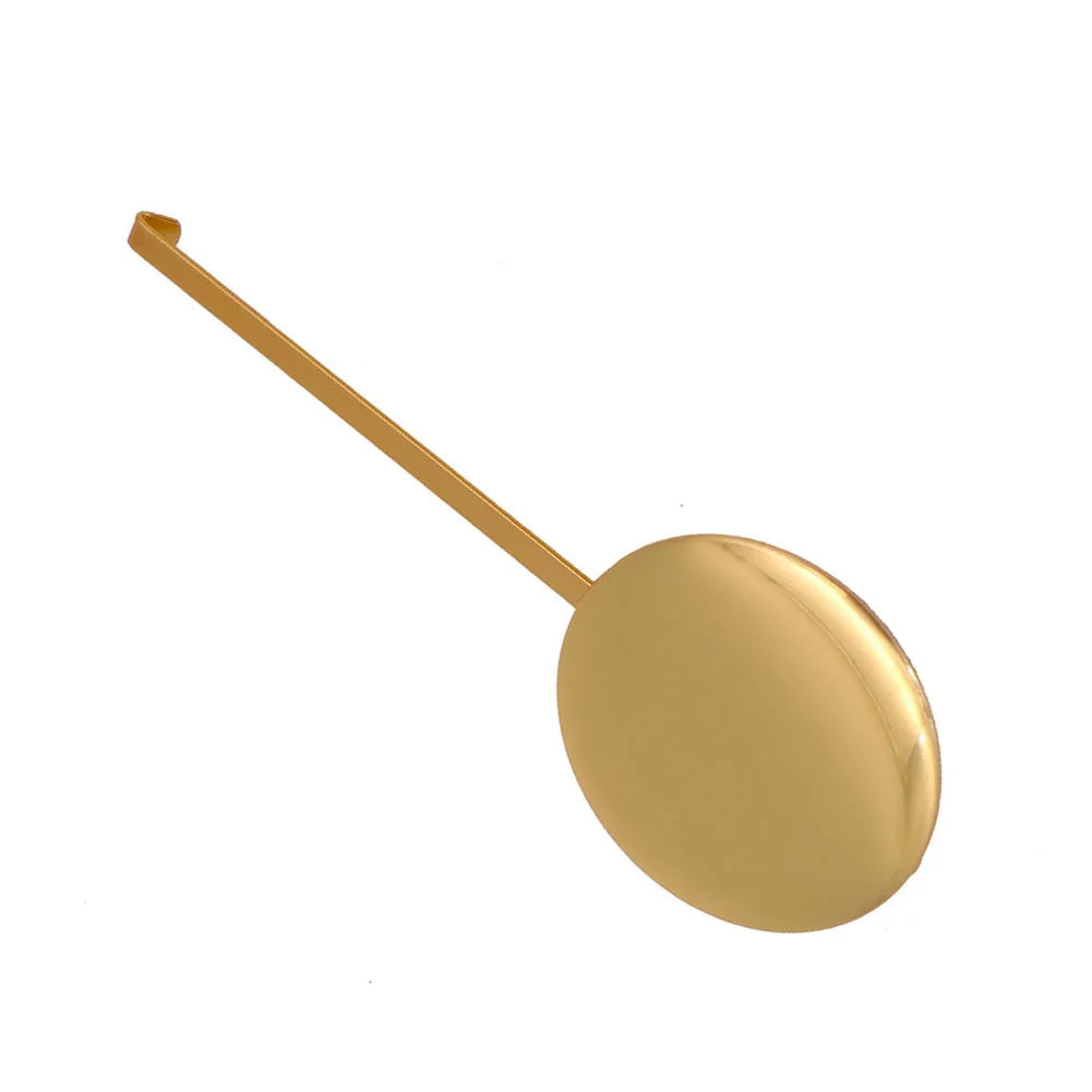 pendule doré couvercle lisse horloge murale classique métal élégante décoration intérieure oscillante fixe