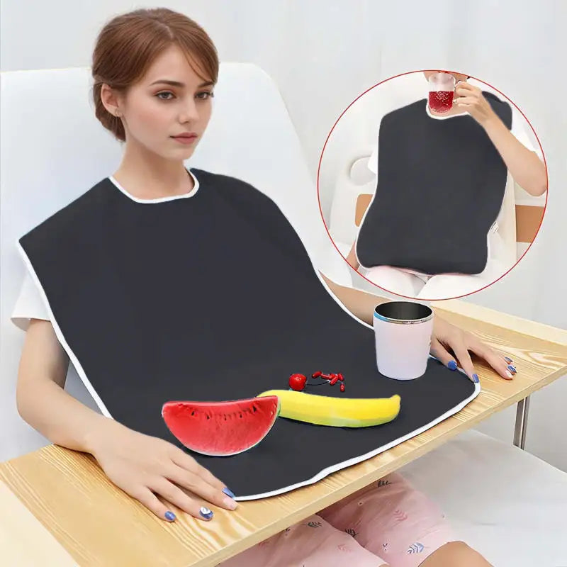 tablier adulte microfibres uni bleu rouge noir moderne élégant assiettes repas service cuisine