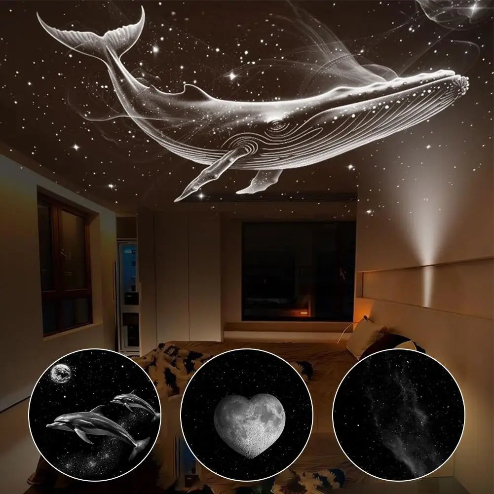 projecteur étoiles noir galaxie planètes disques projection moderne technologie chambre nuit motifs astronautes