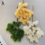 branche artificielle verte feuilles pointues décoration intérieure tringle naturelle plastique exposition maison