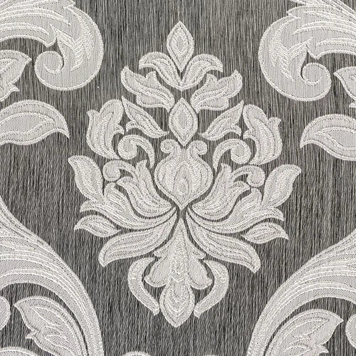 rideaux marron beige noir gris floral imprimé opacité classique anneaux inclusextérieur salon