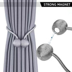 boucles magnétiques rideau corde tressée moderne beige blanc marron bleu noir rose gris orange